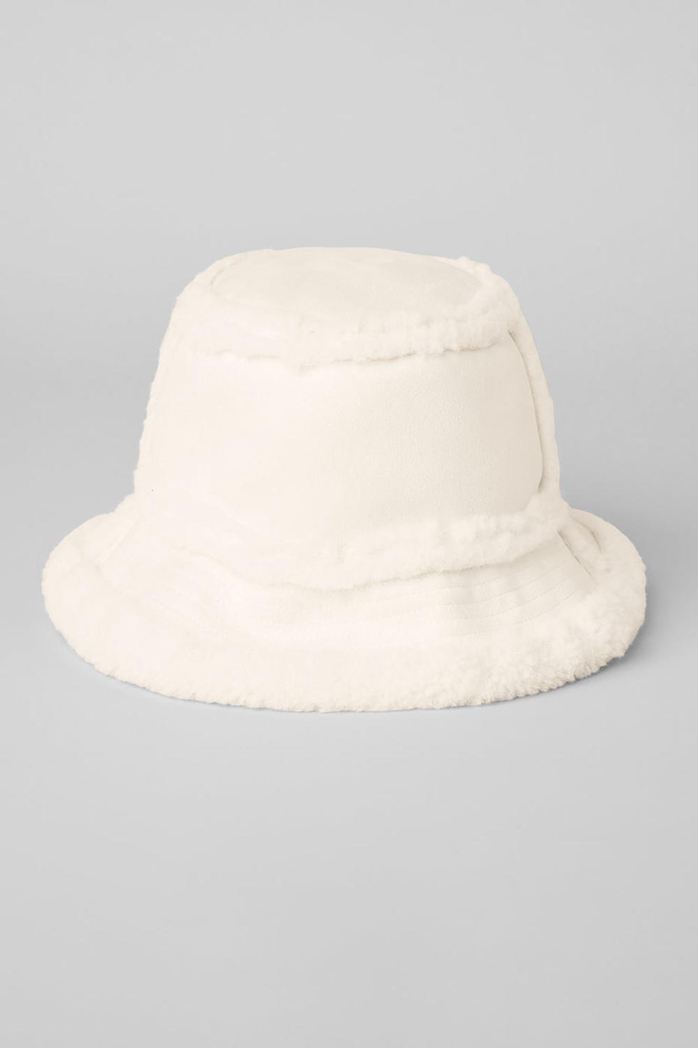 Alo Yoga Winterfun Miesten Bucket Hattu Ivory | Suomi  7958-TFZOB