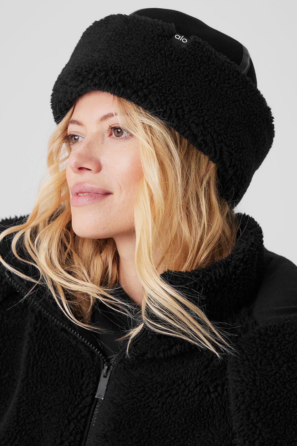 Alo Yoga Winterfun Zhivago Naisten Hatut Mustat | Suomi  9863-NABRZ