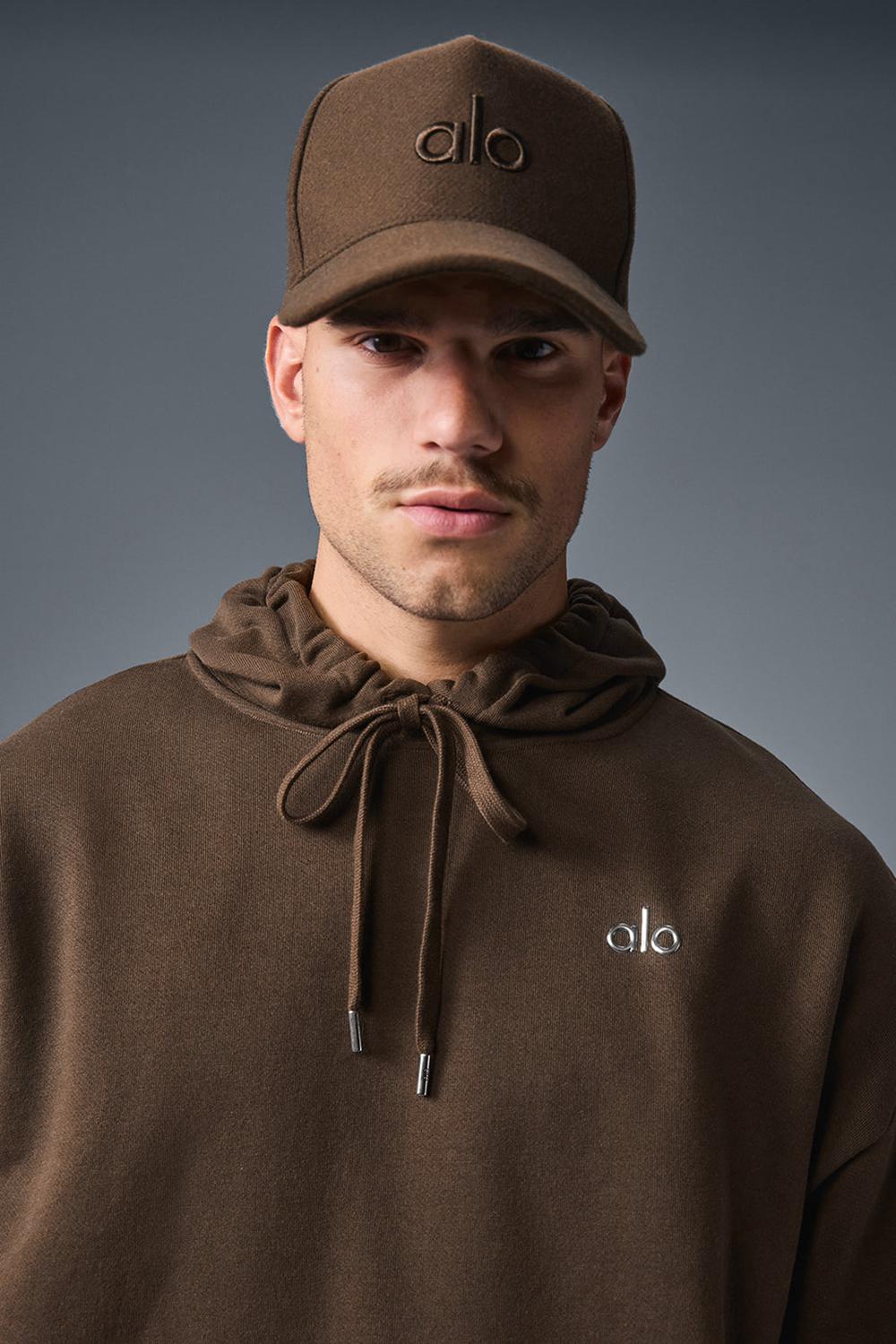 Alo Yoga Wool District Naisten Trucker Lippis Espresso | Suomi  7425-AGUSB