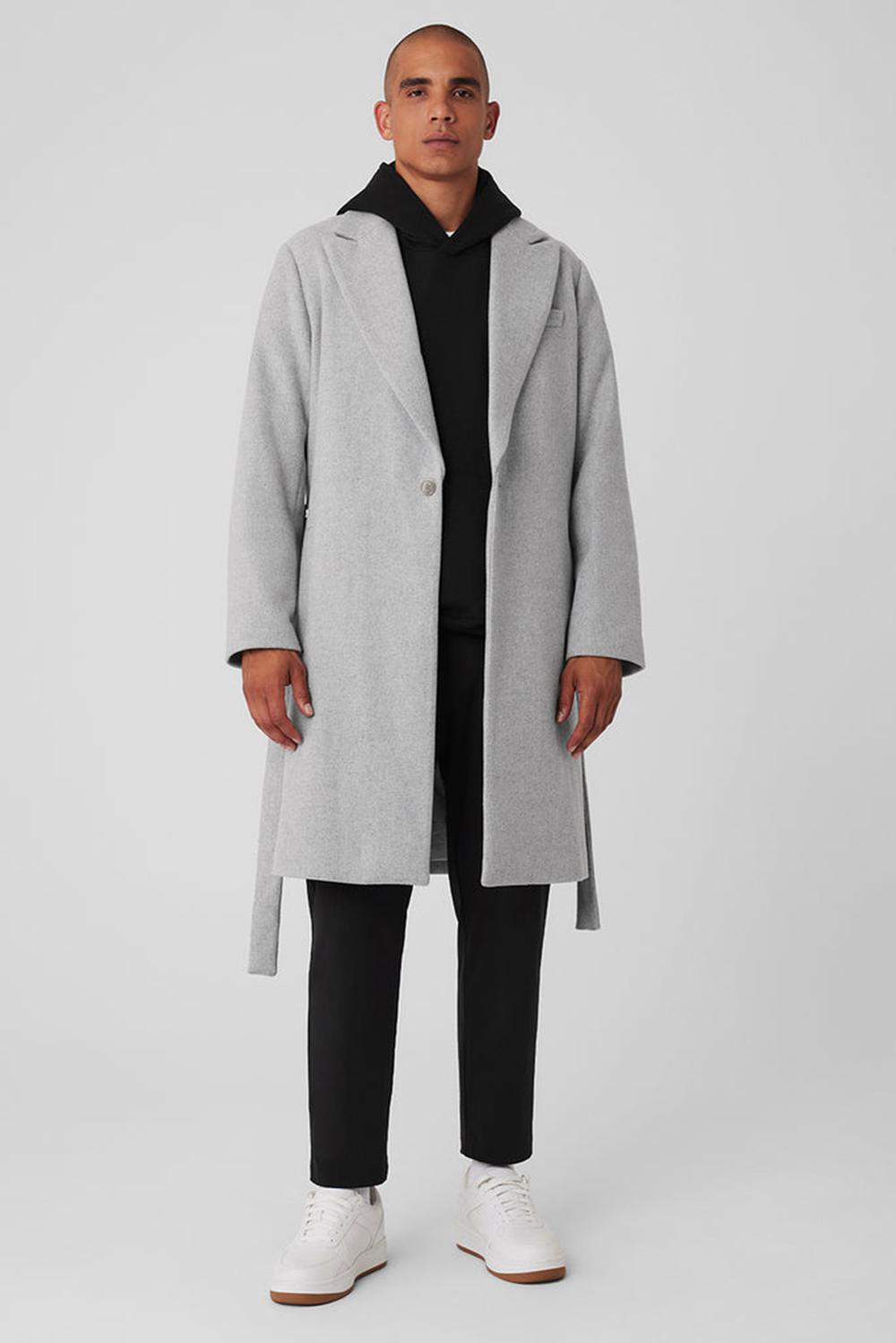 Alo Yoga Wool Gameday Miesten Overcoats Harmaat | Suomi  5094-DKETB