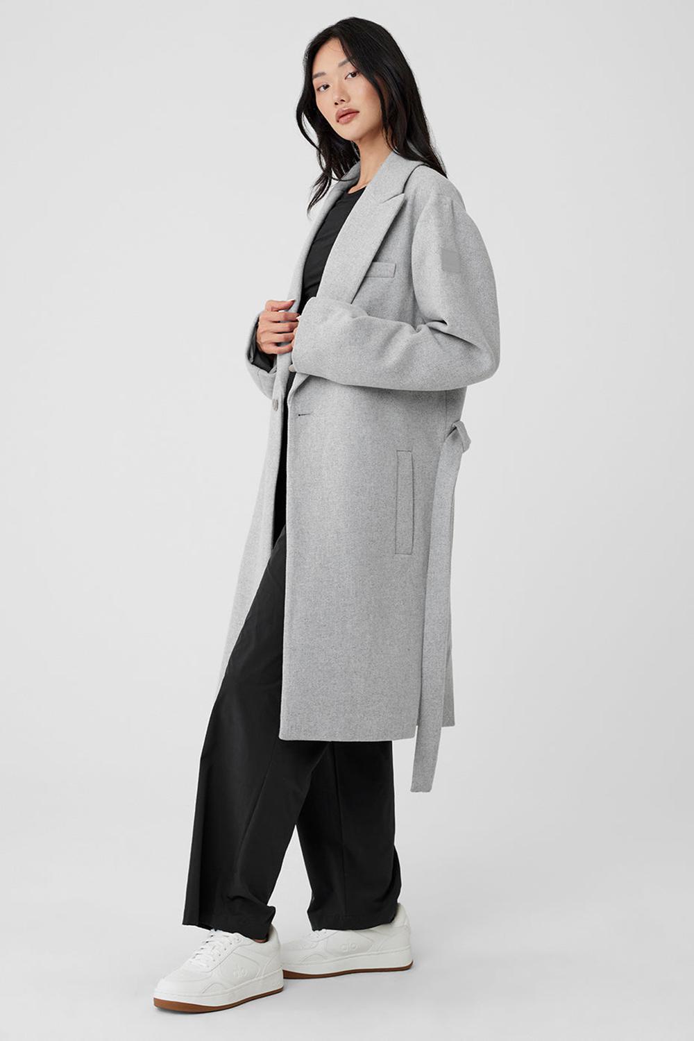 Alo Yoga Wool Gameday Naisten Overcoats Harmaat | Suomi  7196-TPOAB