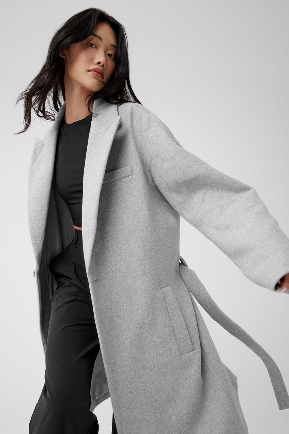 Alo Yoga Wool Gameday Naisten Overcoats Harmaat | Suomi  7196-TPOAB