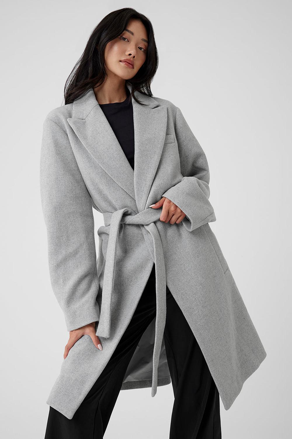 Alo Yoga Wool Gameday Naisten Overcoats Harmaat | Suomi  7196-TPOAB