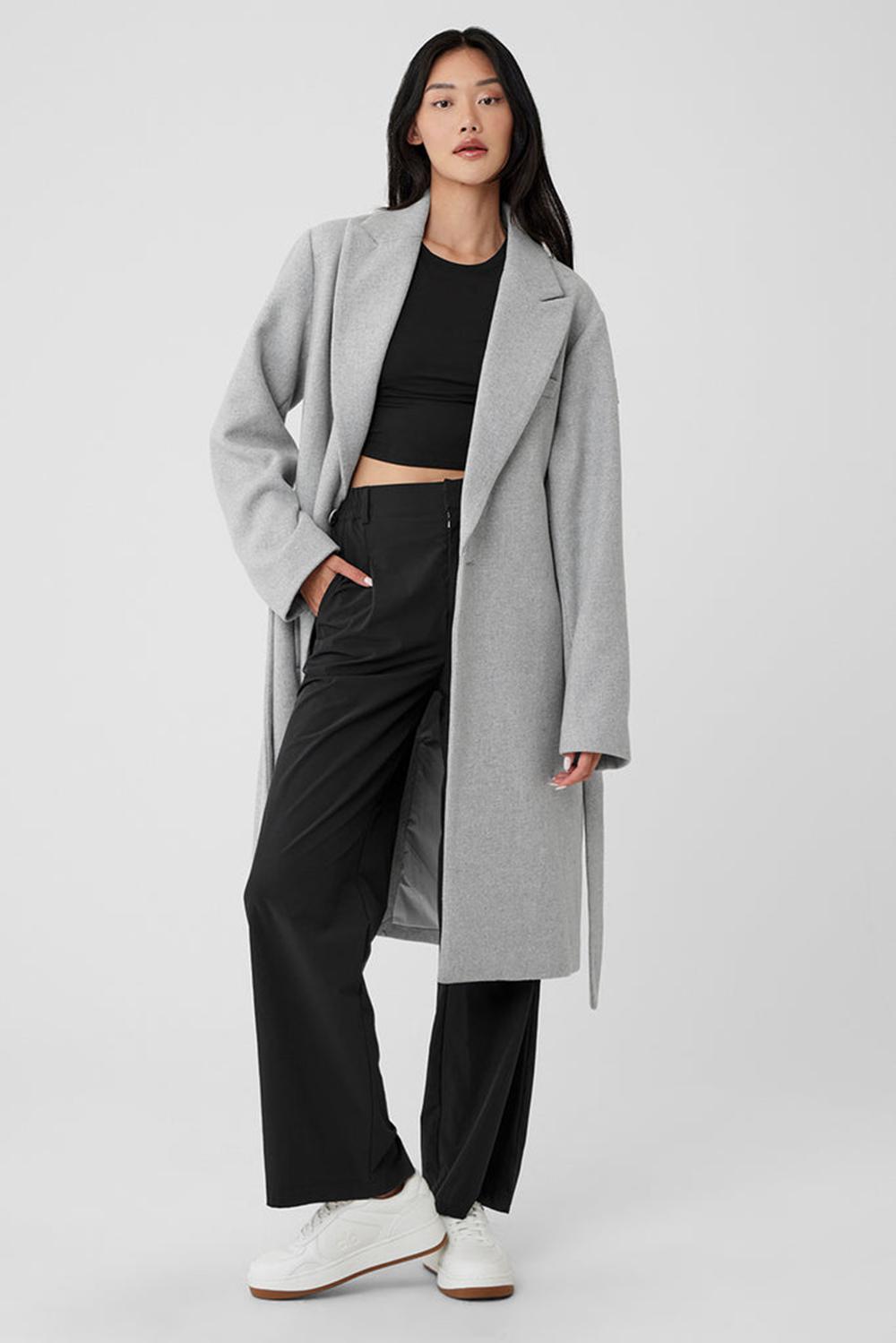 Alo Yoga Wool Gameday Naisten Overcoats Harmaat | Suomi  7196-TPOAB