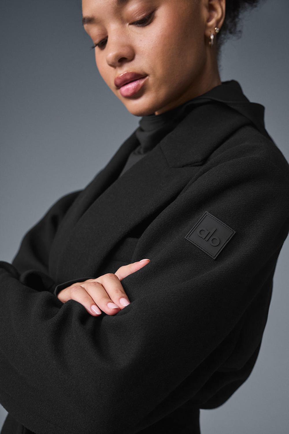 Alo Yoga Wool Gameday Naisten Overcoats Mustat | Suomi  1784-CVZTP